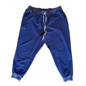 FIGS Women's Zamora 4XL Navy Blue Technical Collection Joggers Scrub Pants READ